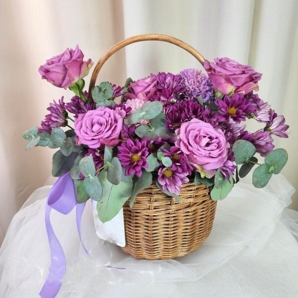Gardenia Flower Basket