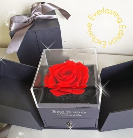 Everlasting Red Rose Box