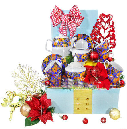 Parcel Keramik Natal: Tea Set 1
