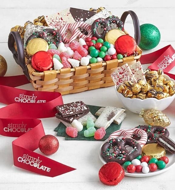 Simply Chocolate® Celebrate the Season Basket (Simply Chocolate® Celebrate the Season Basket)