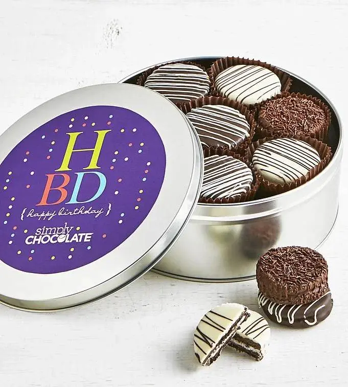 Simply Chocolate Happy Birthday! OREO Tin
