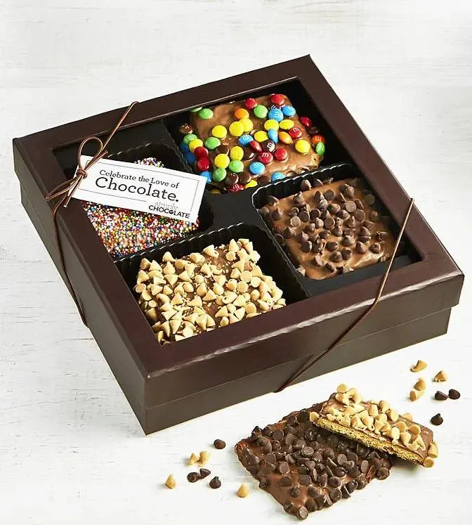 Simply Chocolate Treat Topped Grahams