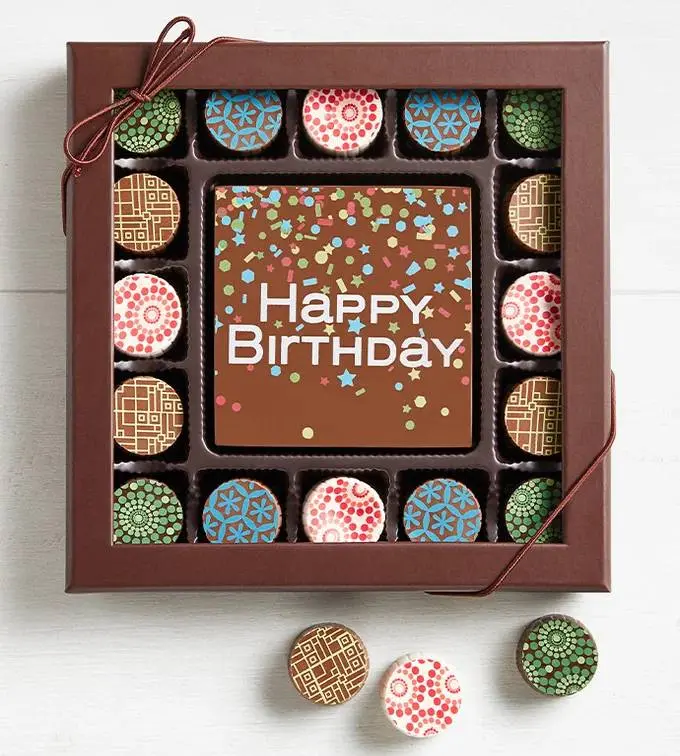 Simply Chocolate Birthday Bar & Truffles