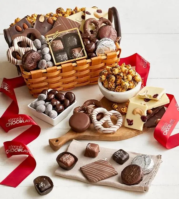Simply Chocolate Splendid Sweets Basket