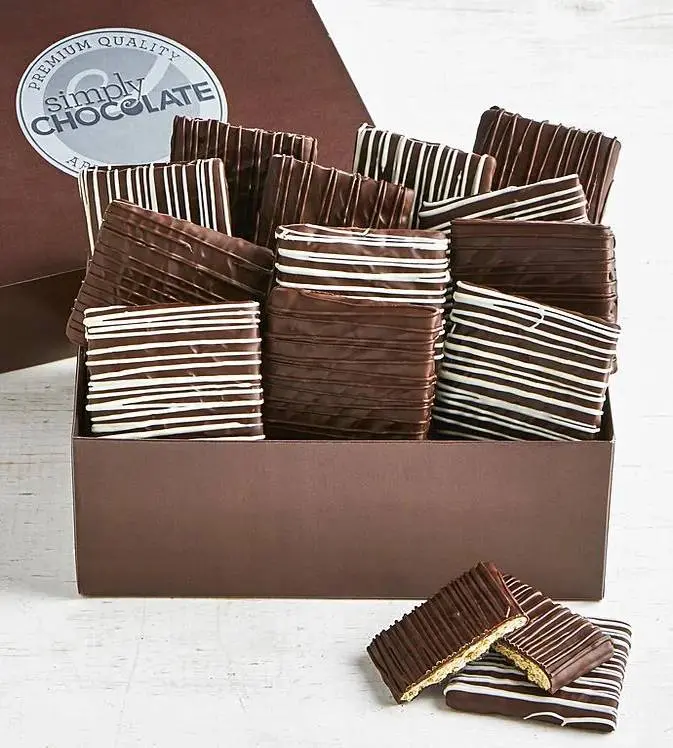 Simply Chocolate Divine Dark Chocolate Grahams