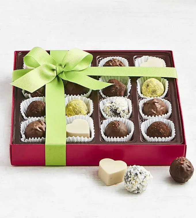 Chocopologie Assorted Artisan Truffles Box 16pc