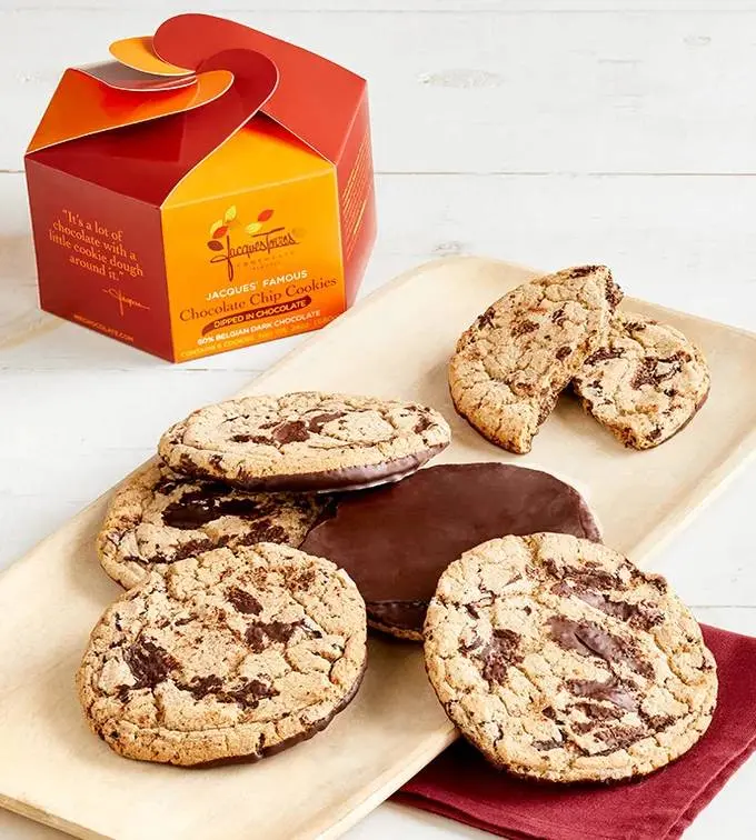 Jacques Torres Giant Chocolate Bottom Cookies