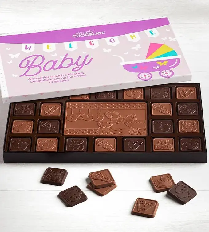 Welcome Baby Chocolates -It’s a Girl 45 ct - l LB