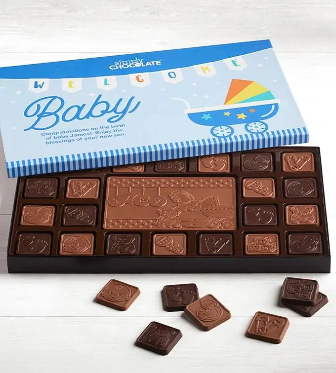 Welcome Baby Chocolates -It's a Boy 45 ct 1lb