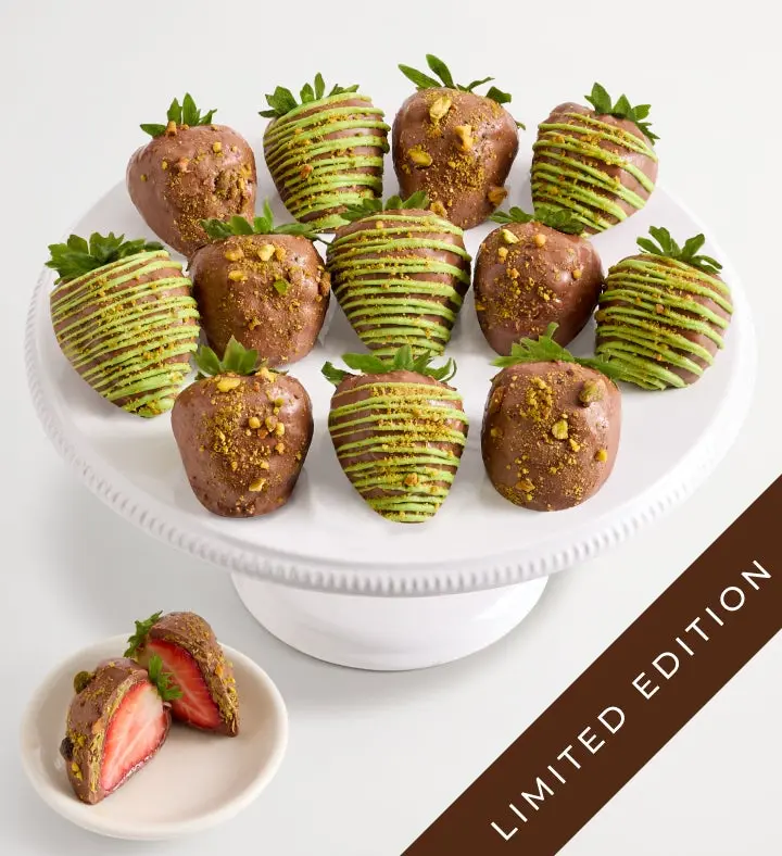 Dubai Chocolate Covered Strawberries (Half Dozen)