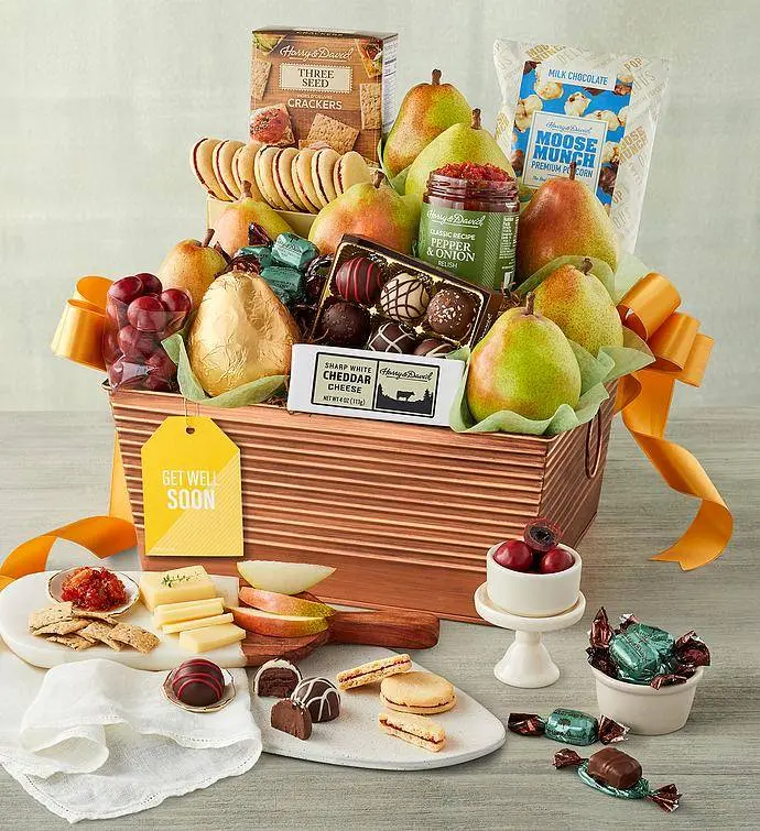 "Get Well" Deluxe Favorites Gift Basket