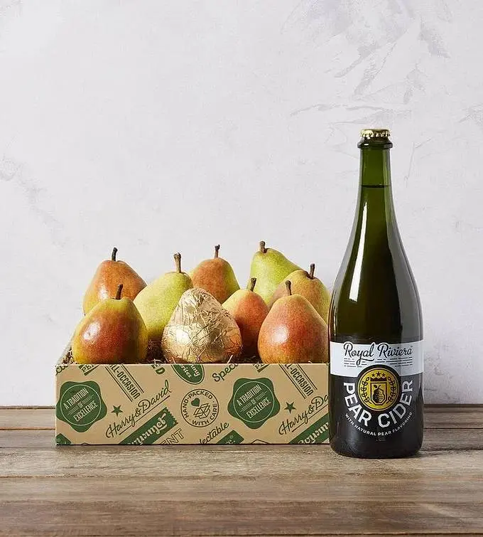 The Favorite Royal Riviera Pears with Royal Riviera Hard Pear Cider