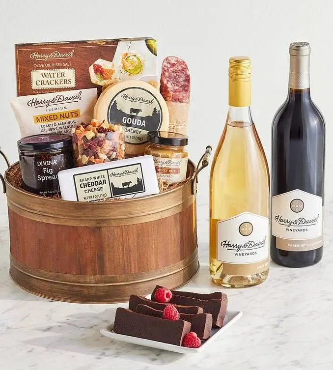 Wine Barrel Gift - 2 Bottles