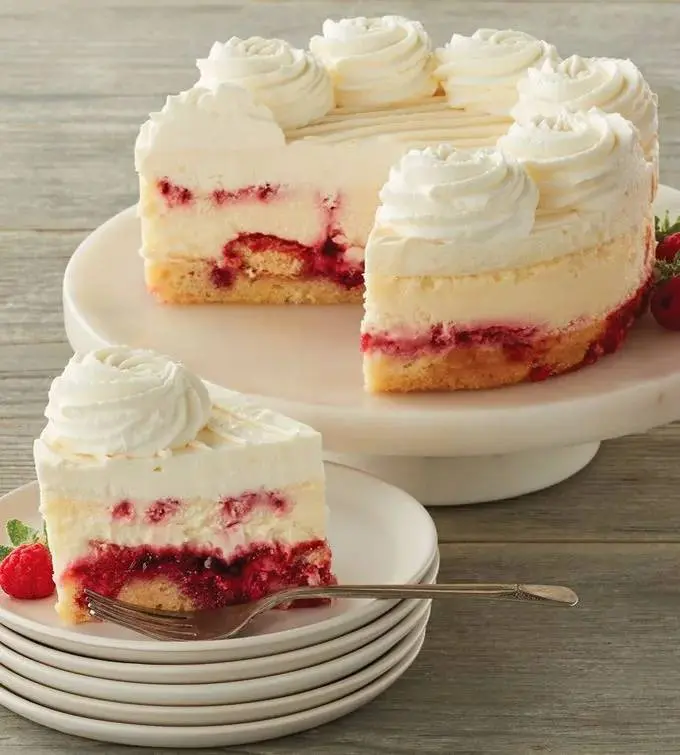 The Cheesecake Factory Lemon Raspberry Cream Cheesecake