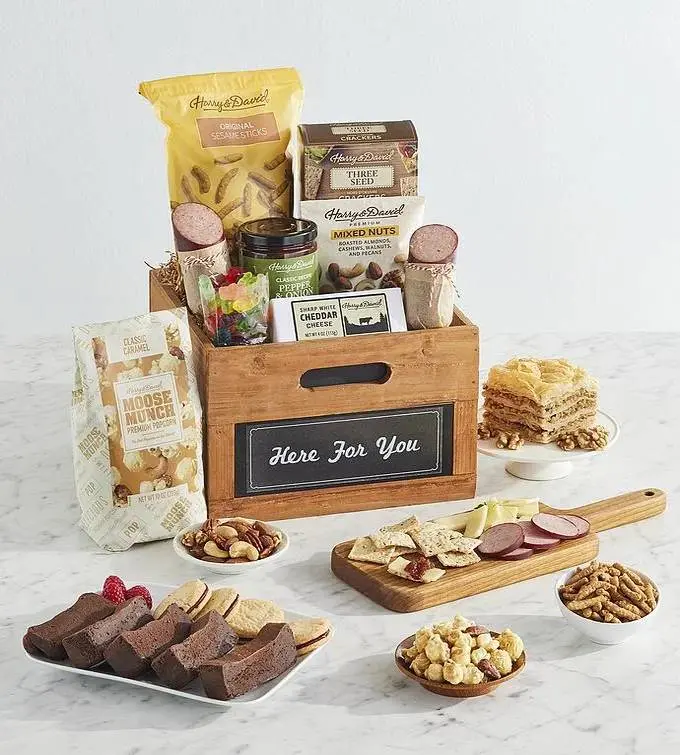 Deluxe "Here for You" Gift Basket