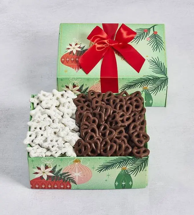 Holiday Covered Pretzels Gift
