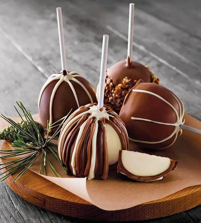 Chocolate Caramel-Covered Apples