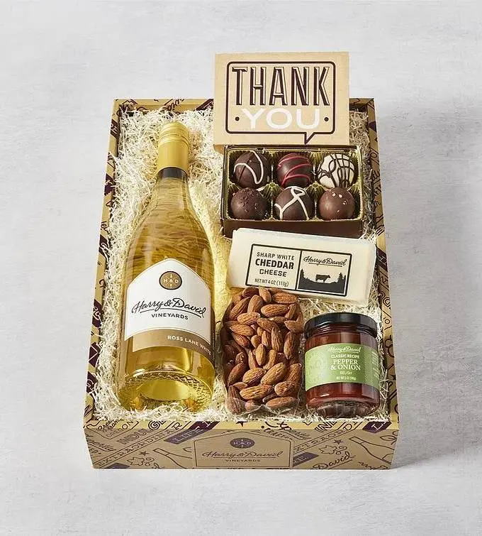 Thank You White Wine Gift Box