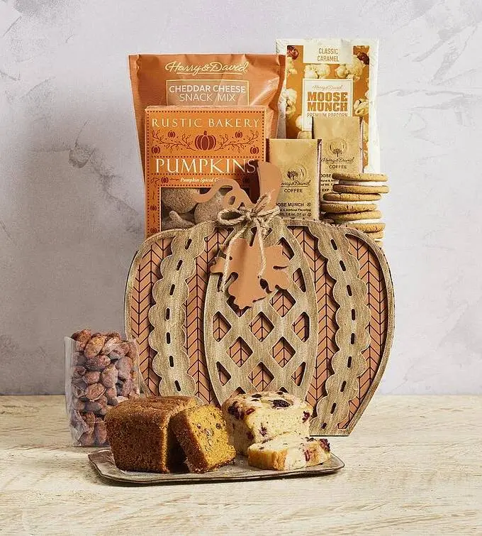 Pumpkin-Shaped Gift Basket
