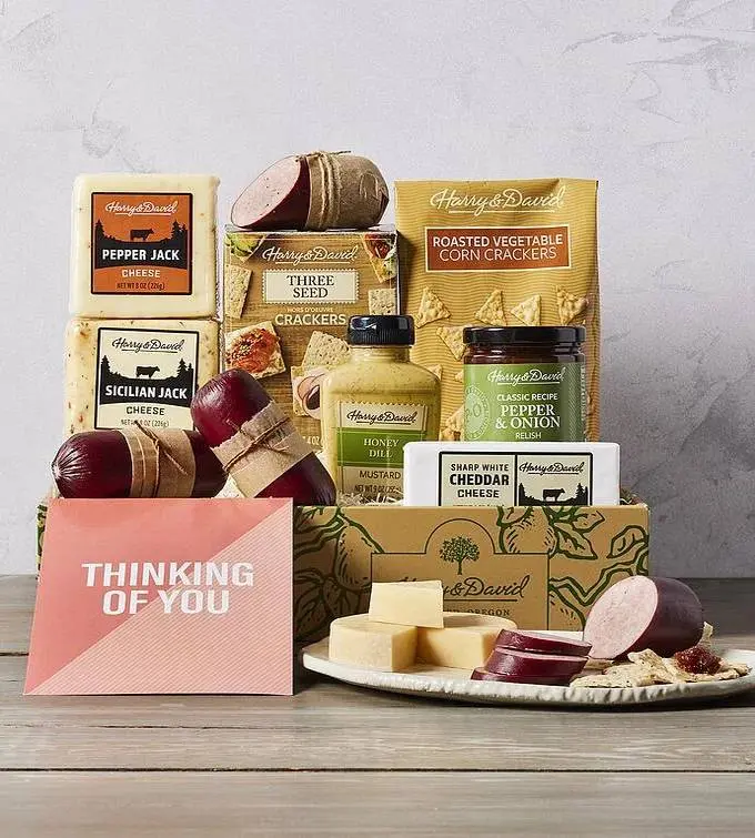 "Thinking of You" Meat and Cheese Gift Box
