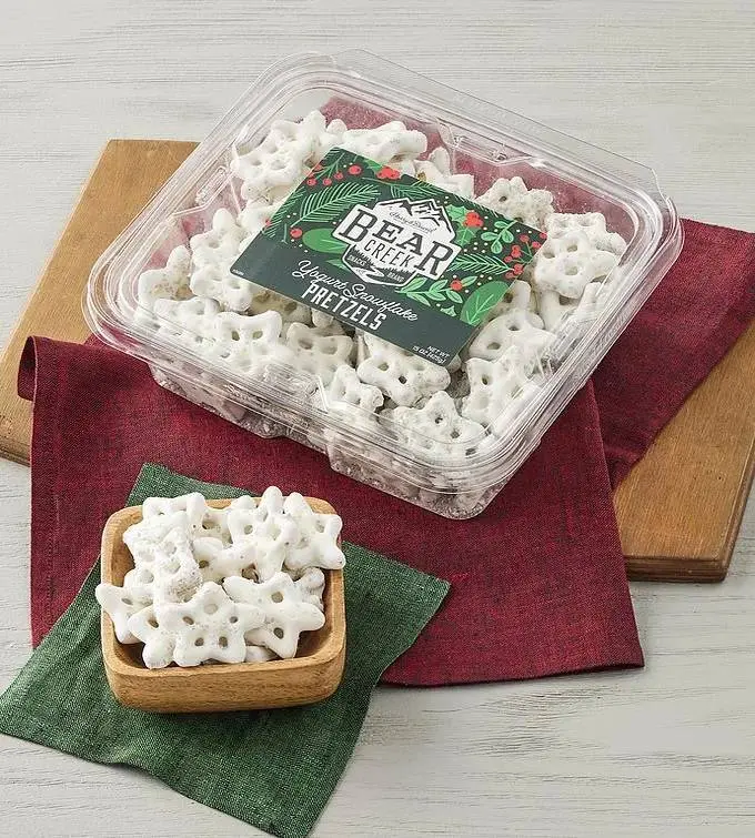 Bear Creek Snacks Yogurt-Covered Snowflake Pretzels