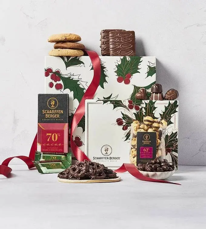 Scharffen Berger Chocolate Deluxe Holiday Artisan Gift Box