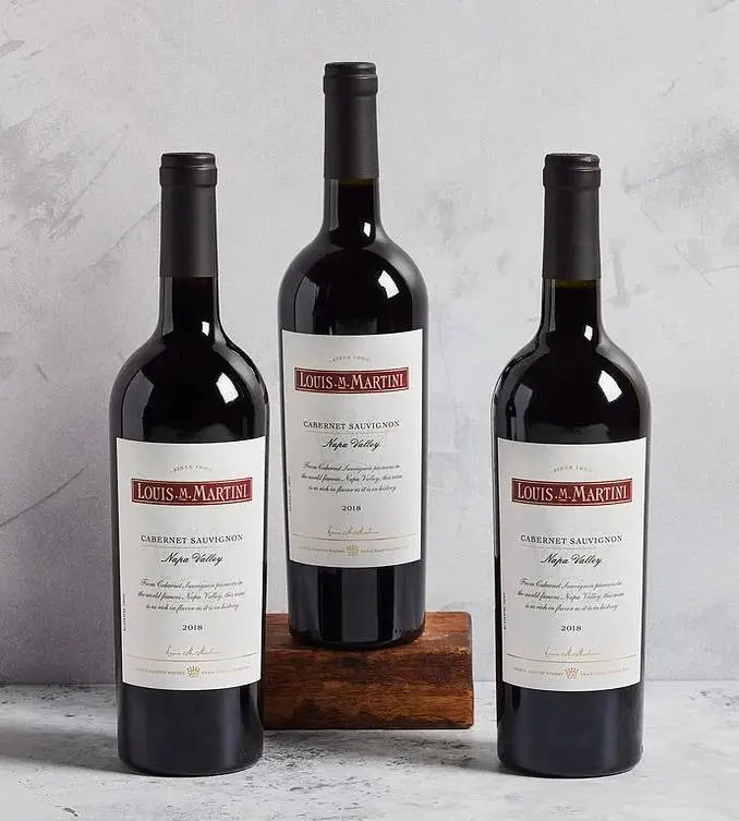 Louis Martini Napa Cabernet Sauvignon - 3 Bottles