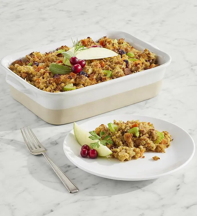 Sourdough Cornbread Sausage Stuffing