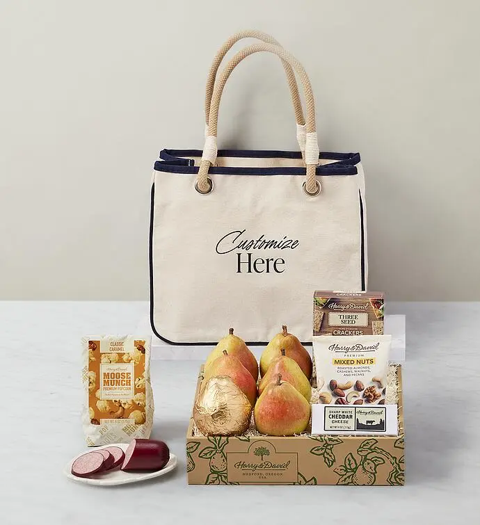 Harry's Gift Box and Personalized Tote