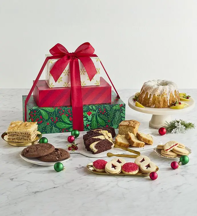 Holiday Bakery Gift Tower