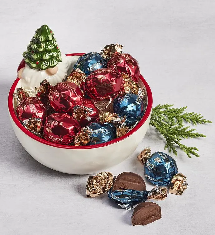 Holiday Candy Dish with Treats