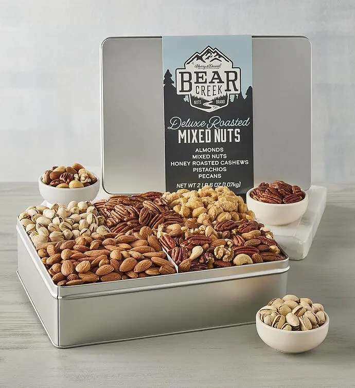 Deluxe Mixed Nuts Gift Tin