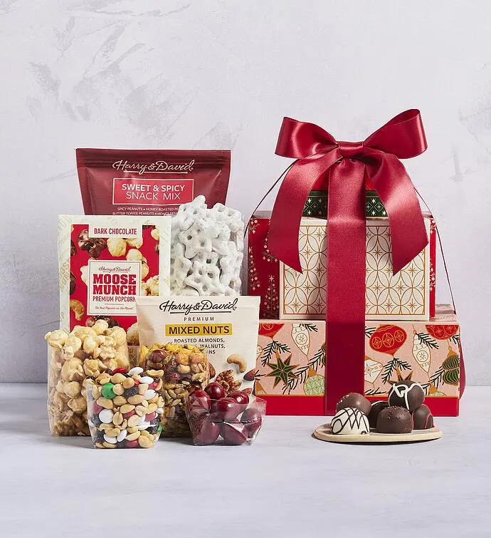 Festive Sweet and Savory Tower
