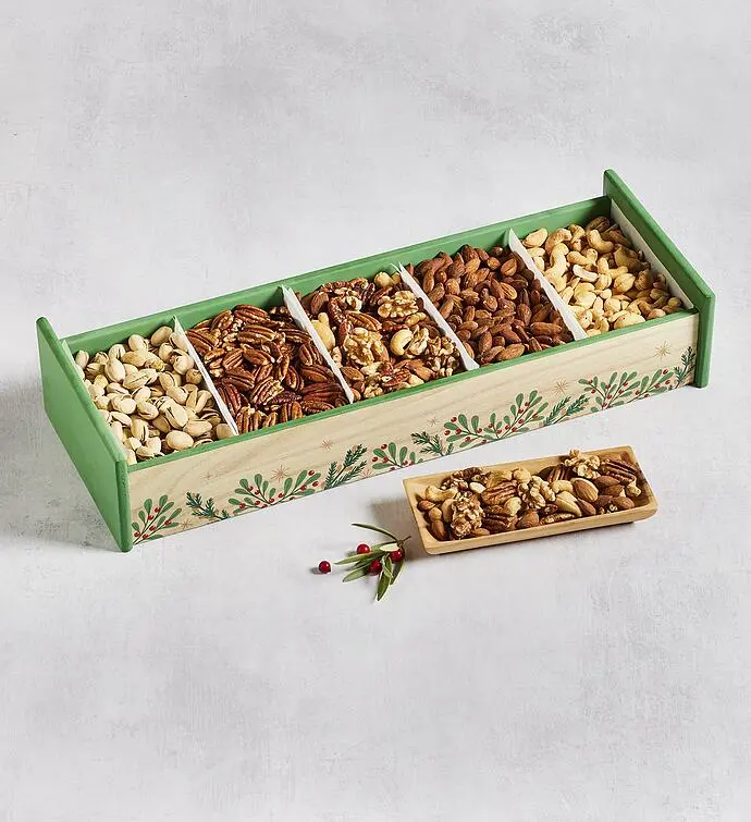 Holiday Mixed Nuts Crate