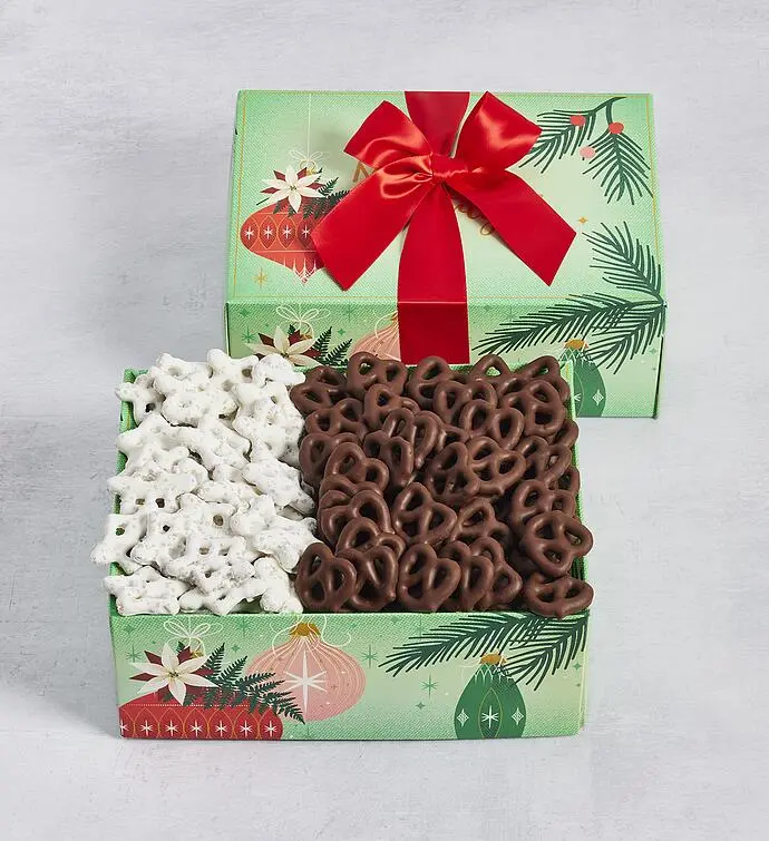 Holiday Covered Pretzels Gift