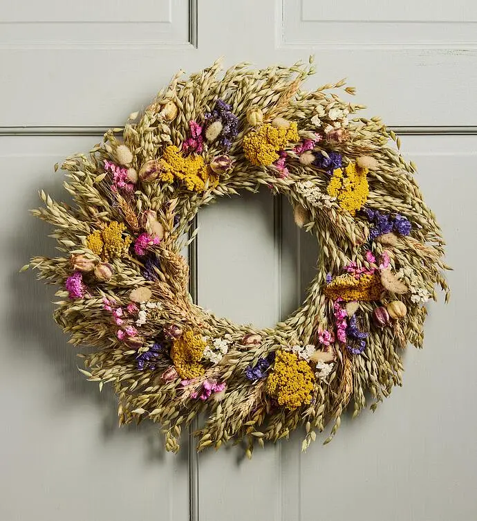 Avena Oats and Wheat Wreath