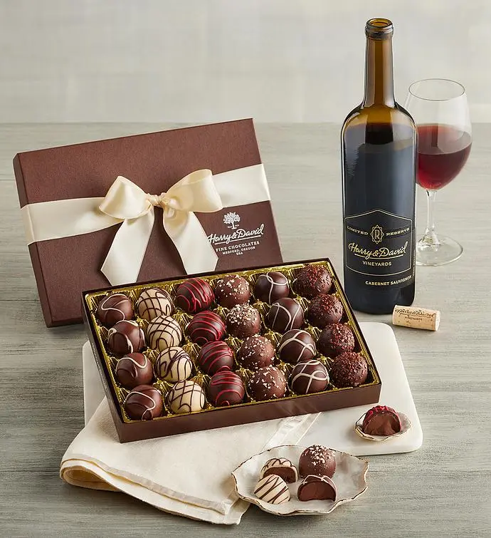 Chocolate Truffles and Reserve Cabernet Sauvignon