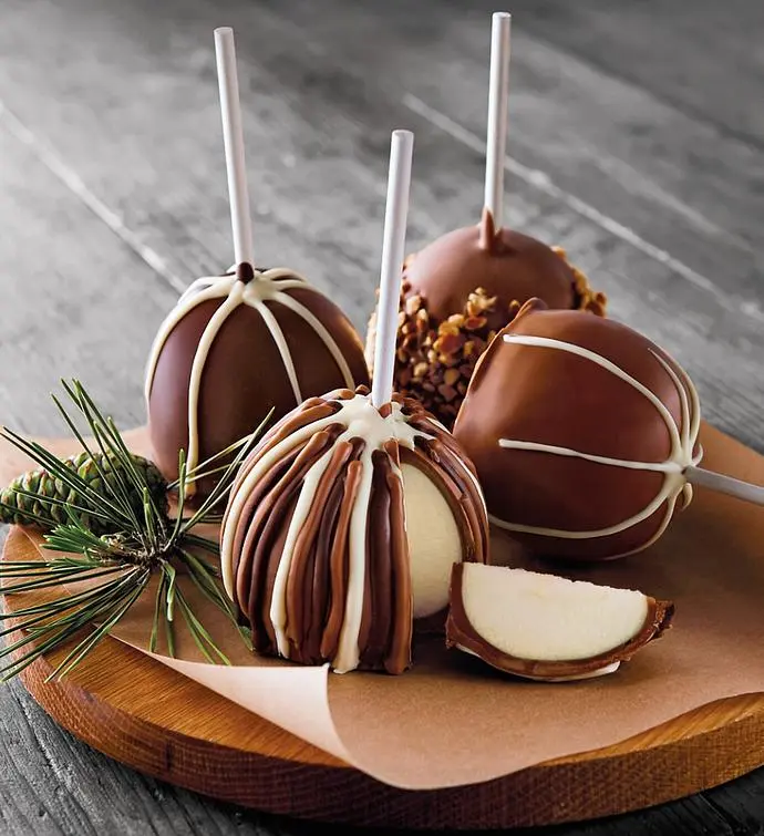 Chocolate Caramel-Covered Apples