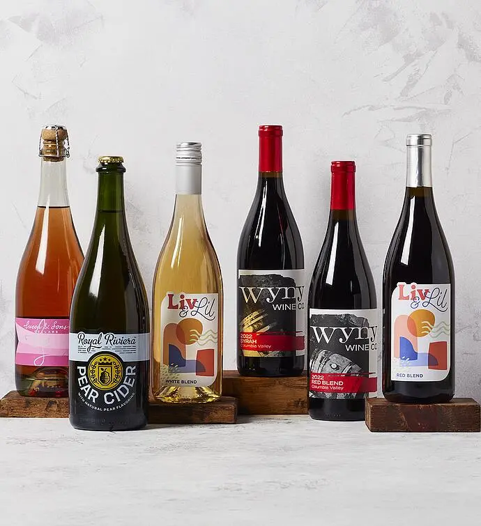 Wine and Cider Collection - 6 Bottles