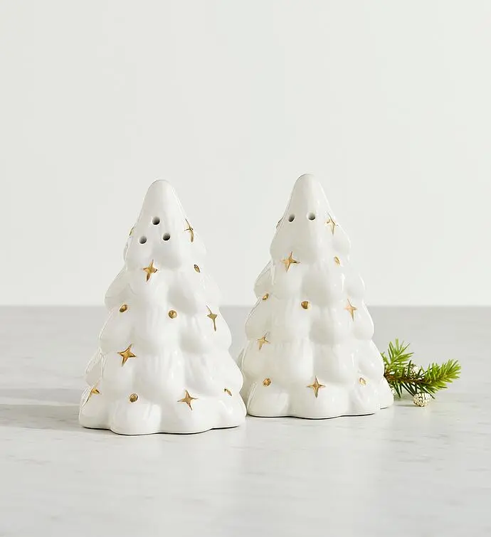 Holiday Trees Salt and Pepper Shakers