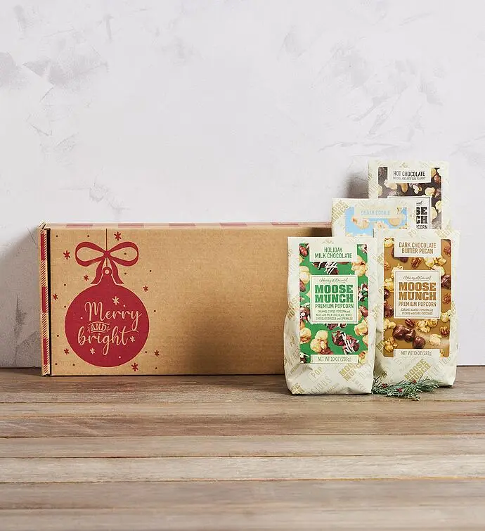 Holiday Moose Munch® Premium Popcorn Variety Box