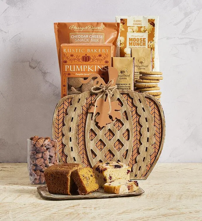 Pumpkin-Shaped Gift Basket