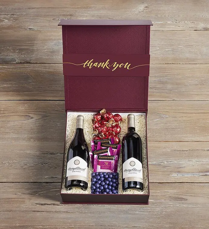 Deluxe Thank You Gift with Wine