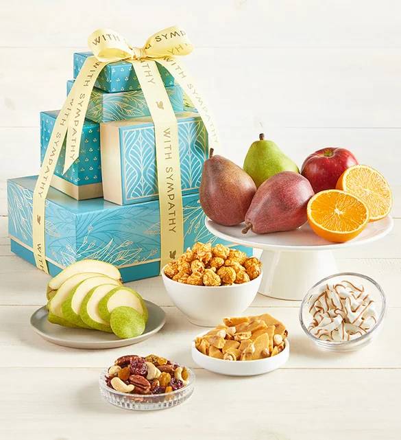 With Love & Support Sympathy Fresh Fruit Tower (With Love & Support Sympathy Fresh Fruit Tower)