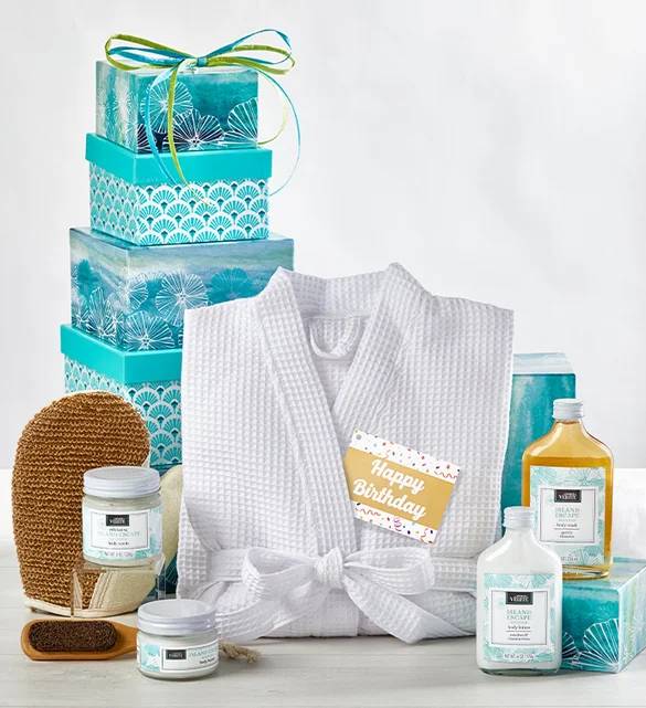 Happy Birthday Island Paradise Spa Tower