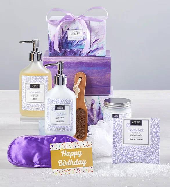 Happy Birthday Denarii Lavender Spa Tower