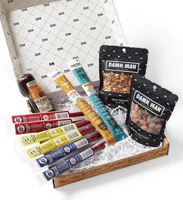 Exotic Meats and Nut Gift Box