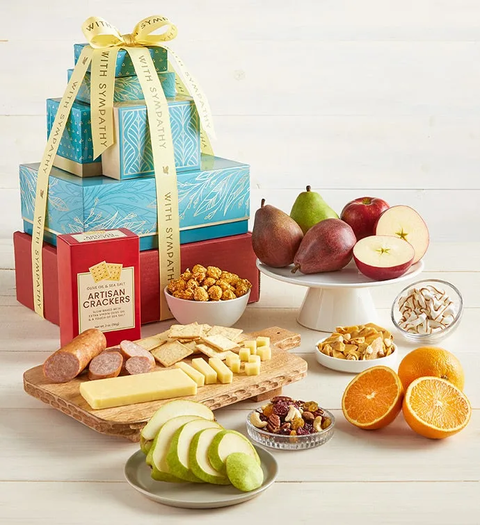 With Love & Support Sympathy Fresh Fruit Tower