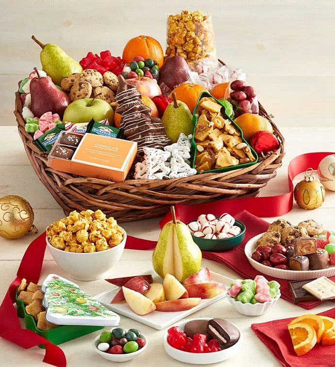 Holiday Gathering Fruit & Sweets Basket (Holiday Gathering Fruit & Sweets Basket)