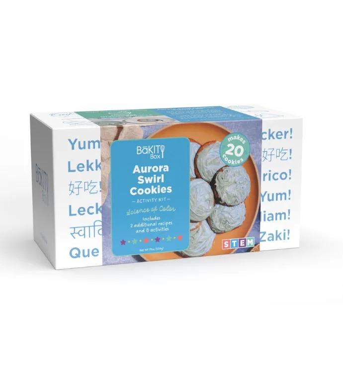 Aurora Swirl Cookies Activity Kit